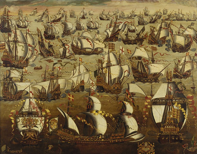 La batalla entre la Armada española y la flota inglesa, una de las siete batallas navales más importantes de la historia.
