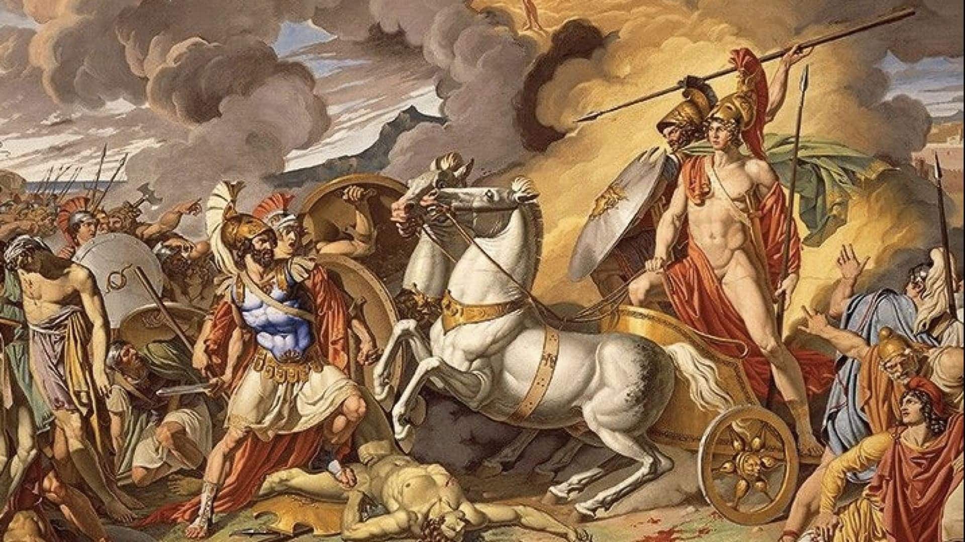 La Batalla de Egospótamos