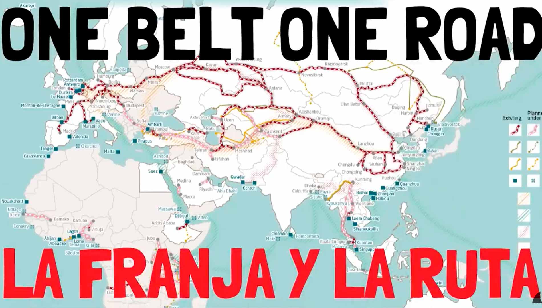 China expande su influencia global con el Collar de Perlas y One Belt One Road.