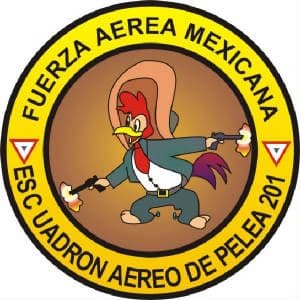 Escuadrón 201 logo parche