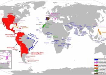 mapa imperio español completo